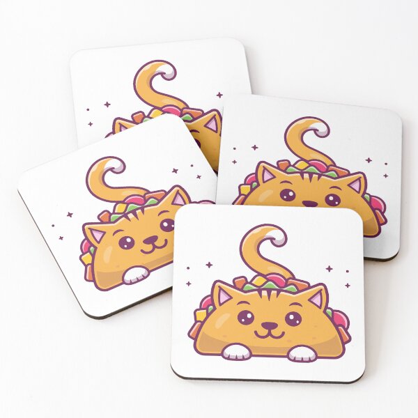 Item preview, Kawaii Cat Taco Meowmew Taco designed and sold by kjpwr.