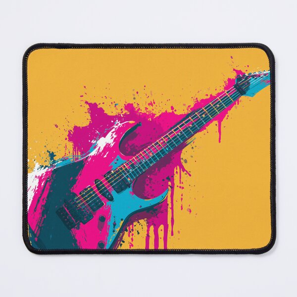 Item preview, a colorful electric guitar painting designed and sold by gut2000.