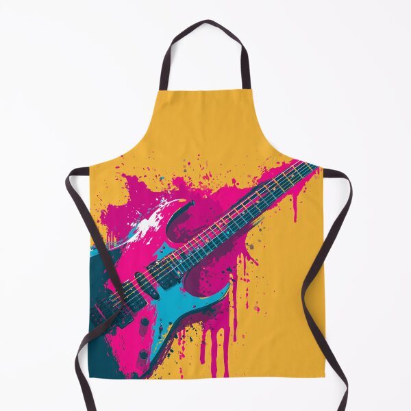 Item preview, a colorful electric guitar painting designed and sold by gut2000.