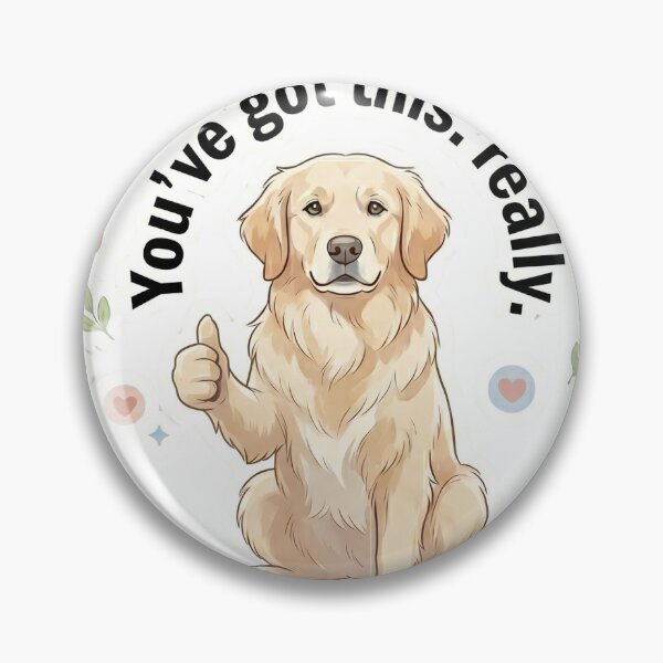 Item preview, Calm confident dog motivational sticker design designed and sold by wildbest.