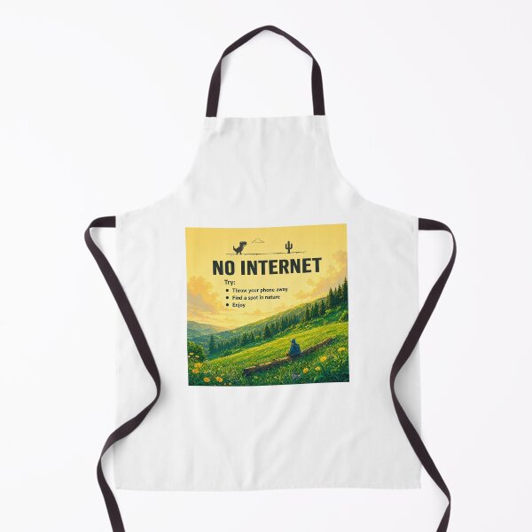 Item preview, No Internet Disconnect and Enjoy Nature designed and sold by Unframed-Art.