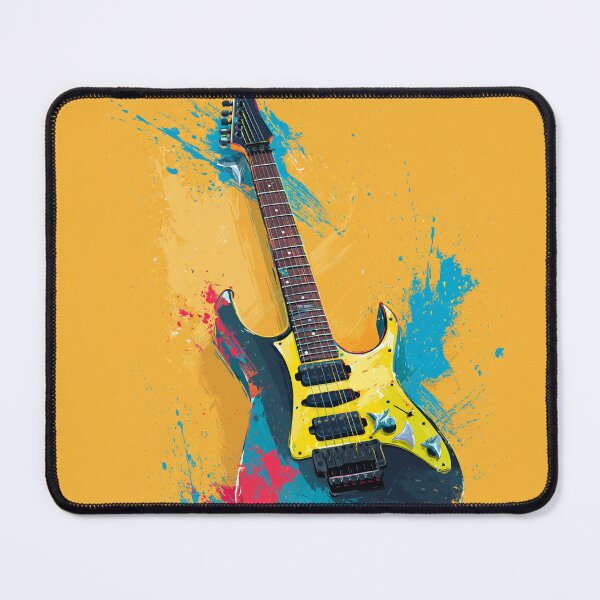 Item preview, a colorful electric guitar painting designed and sold by gut2000.