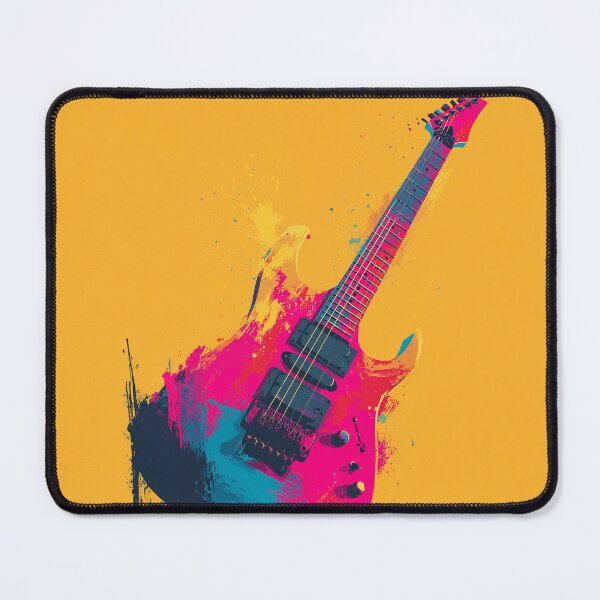 Item preview, a colorful electric guitar painting designed and sold by gut2000.