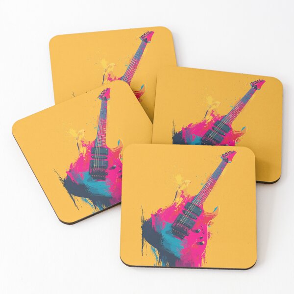 Item preview, a colorful electric guitar painting designed and sold by gut2000.