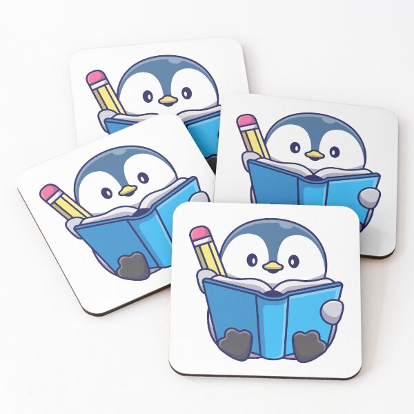 Item preview, Smart Penguin Reading Book with Pencil designed and sold by kjpwr.