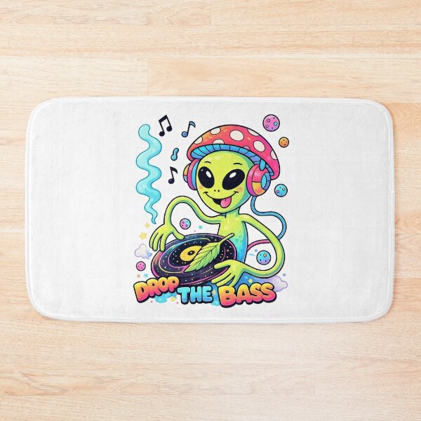 Item preview, Alien DJ Psychedelic Essential T-Shirt Retro Rave designed and sold by SoftSproutstu.