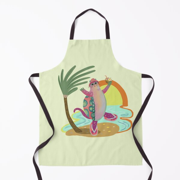 Item preview, Colorful Dancing Cat Summer Vibes Beach Vacation designed and sold by FaliushART.
