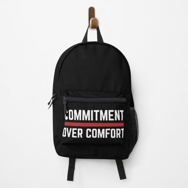 Item preview, Commitment Over Comfort | Gym Motivation Quote designed and sold by VizoArt-Studio.