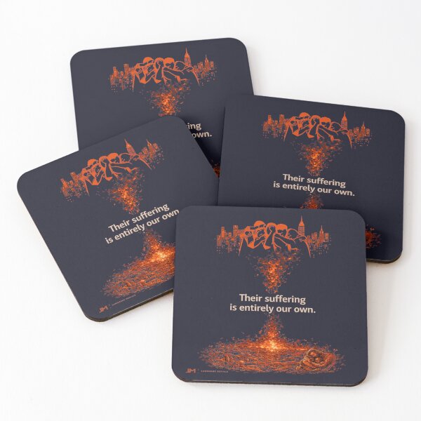 Item preview, Their Suffering Is Entirely Our Own – Anti War Statement Art designed and sold by JM Language Service.