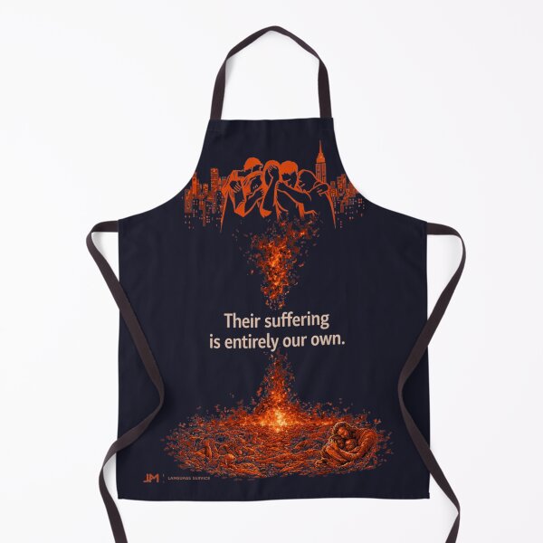 Item preview, Their Suffering Is Entirely Our Own – Anti War Statement Art designed and sold by JM Language Service.
