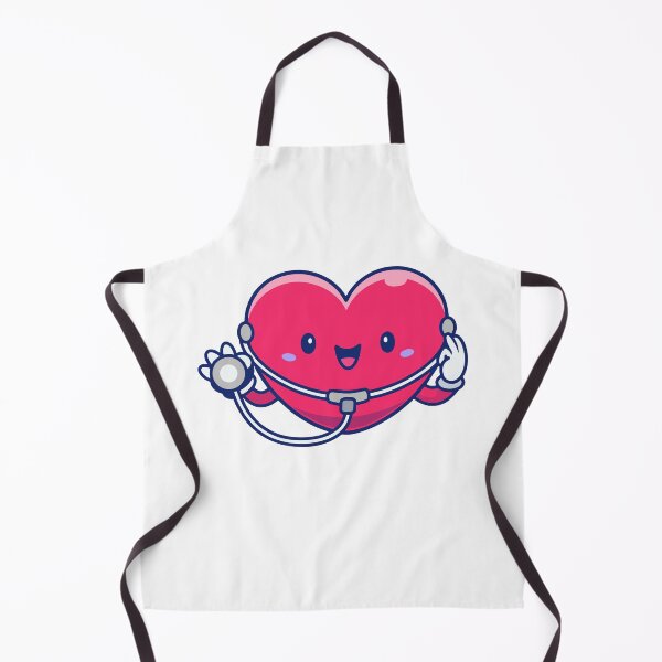 Item preview, Happy Heart Character with Stethoscope designed and sold by kjpwr.