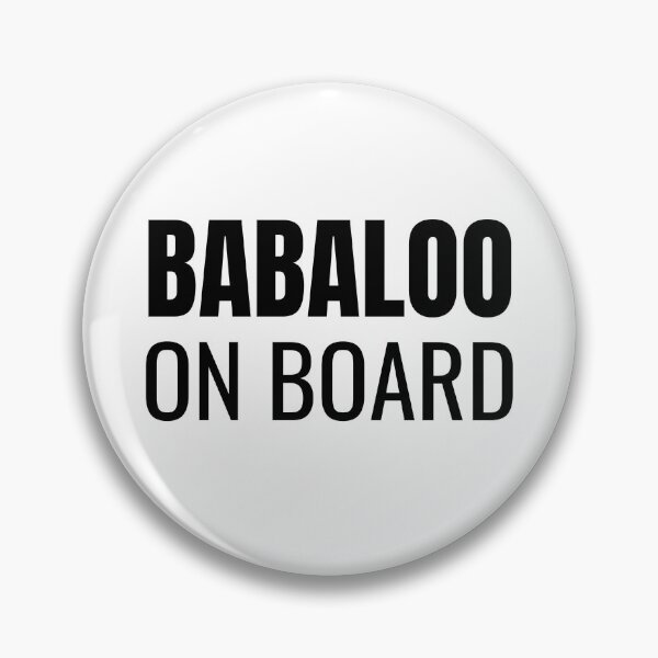 Item preview, Babaloo On Board (Black) designed and sold by ShipCrewNation.