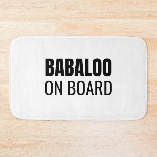 Item preview, Babaloo On Board (Black) designed and sold by ShipCrewNation.