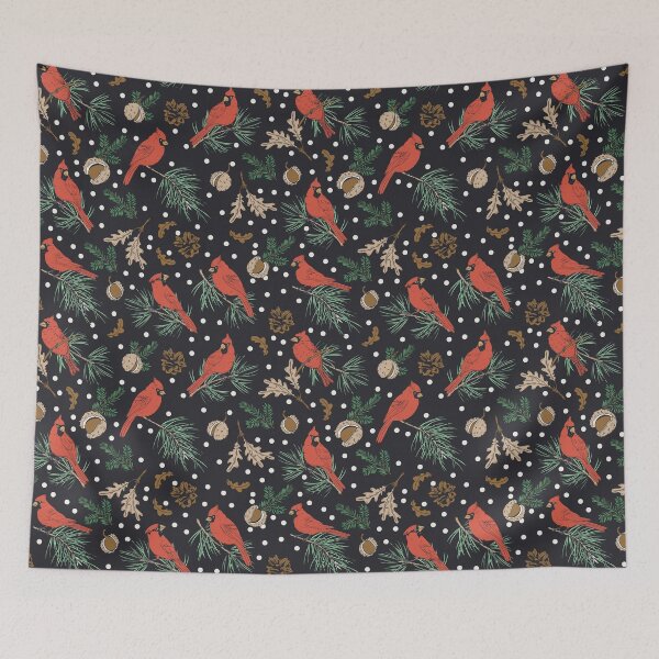 Item preview, Christmas birds at night designed and sold by mmartabc.