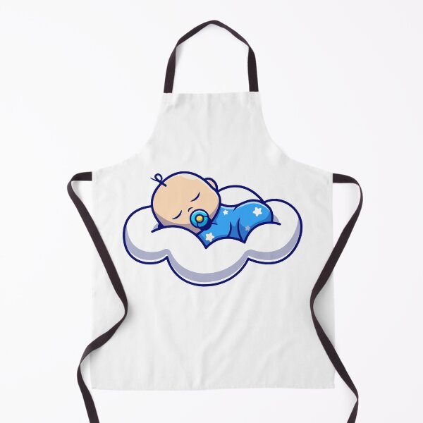 Item preview, Cute Baby Sleeping on a Cloud with Star Pajamas designed and sold by kjpwr.