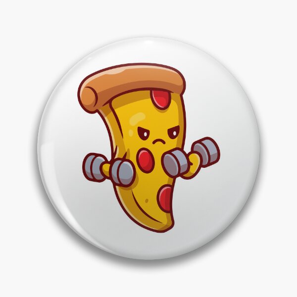 Item preview, Funny Gym Pizza Slicing Lifting Weights designed and sold by kjpwr.