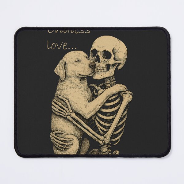 Item preview, “Endless Love Dog Memorial Shirt – Gothic Pet Loss Tribute, Eternal Bond Design” designed and sold by Negisandeep studio.