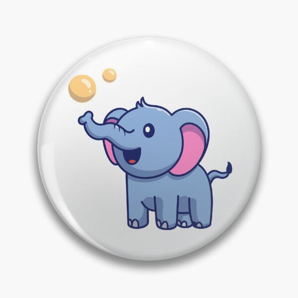 Item preview, Happy Baby Elephant Blowing Bubbles designed and sold by kjpwr.