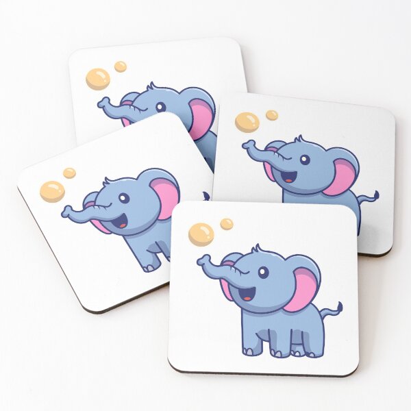 Item preview, Happy Baby Elephant Blowing Bubbles designed and sold by kjpwr.