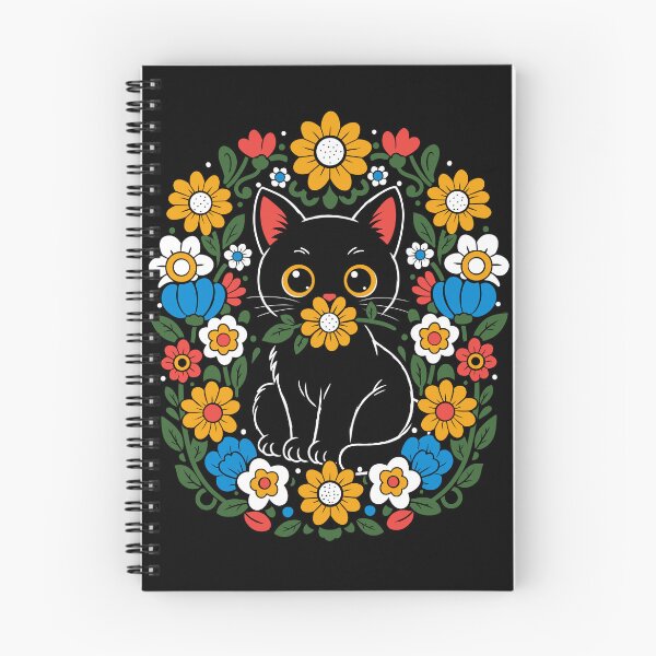 Item preview, Floral Spirit Cat designed and sold by Eoli Studio.