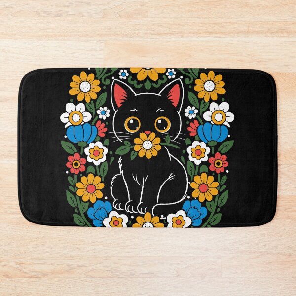 Item preview, Floral Spirit Cat designed and sold by Eoli Studio.
