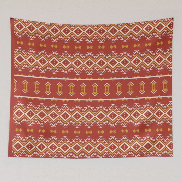 Item preview, Geometric Indian Ikat Pattern designed and sold by Zuria Souk.