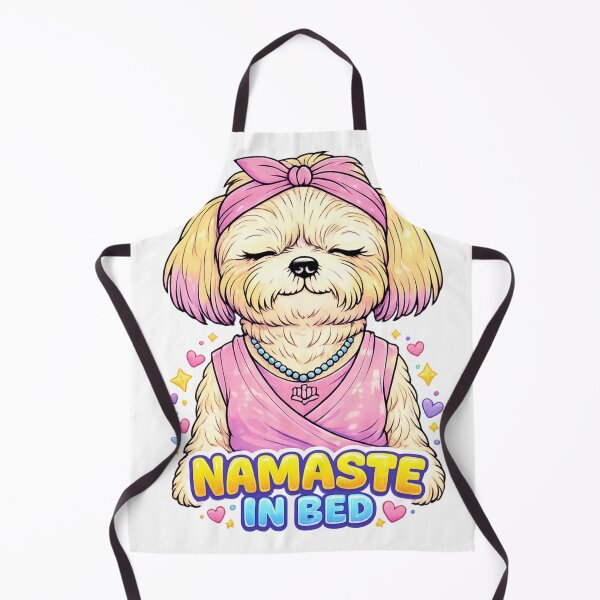 Item preview, Namaste In Bed Essential T-Shirt Meditating Dog designed and sold by SoftSproutstu.