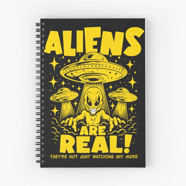 Item preview, Aliens Are Real – They're Not Just Watching - Galactic Yellow designed and sold by VoglR.