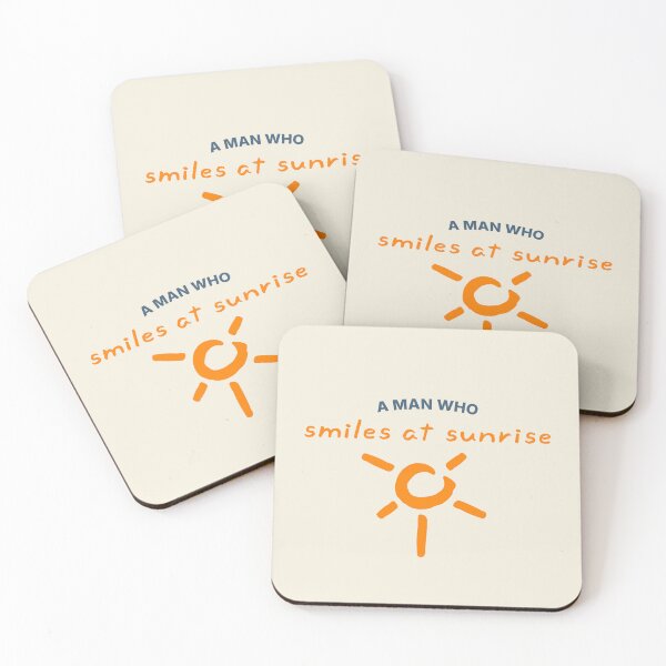 Item preview, A Man Who Smiles Sunrise Shirt designed and sold by heyyoyeah63.