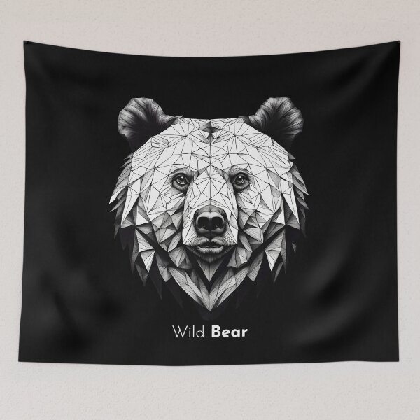 Item preview, Wild Bear - Low Poly Grizzly designed and sold by artificia-off.