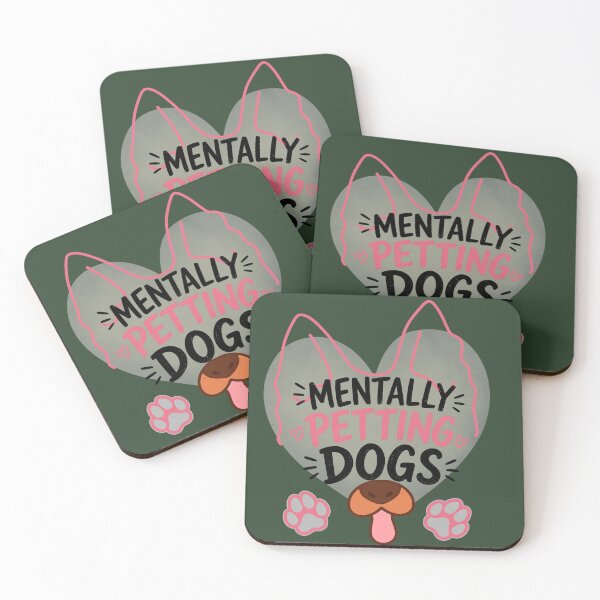 Item preview, Mentally Petting Dogs Funny Dog Meme – Cute Dog Lover Gift designed and sold by Adela80.