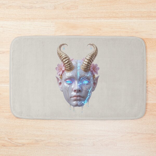Item preview, SILK & STONE I Hannya Reborn: White Jade & Electric Gold I No. 01 designed and sold by Shift-Bloom.