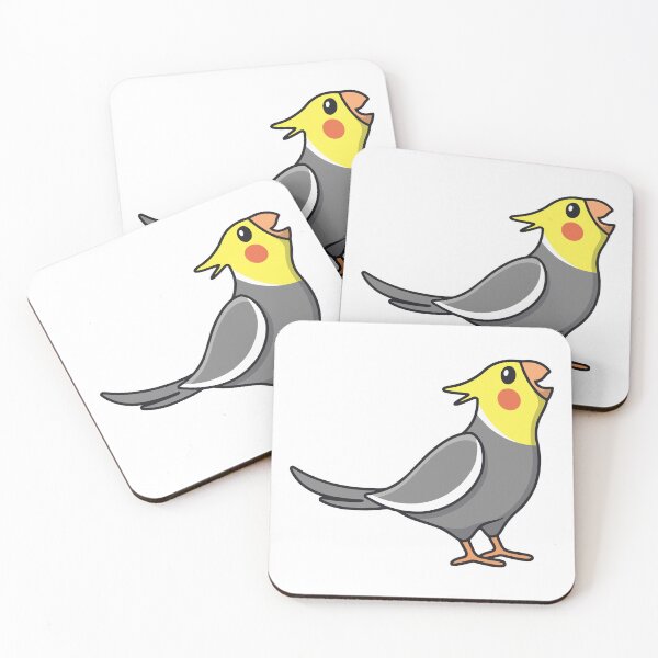 Item preview, Cute Singing Cockatiel Bird Cartoon designed and sold by kjpwr.