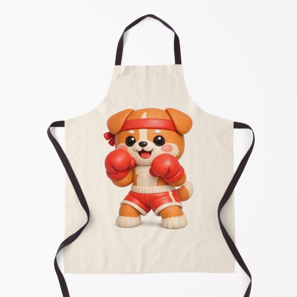 Item preview, Kawaii Boxer Puppy - Cute Boxing Dog Cartoon | Fitness Fighter Aesthetic  designed and sold by Moons Studio.