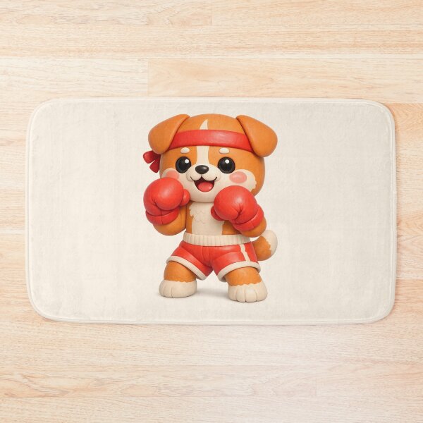 Item preview, Kawaii Boxer Puppy - Cute Boxing Dog Cartoon | Fitness Fighter Aesthetic  designed and sold by Moons Studio.