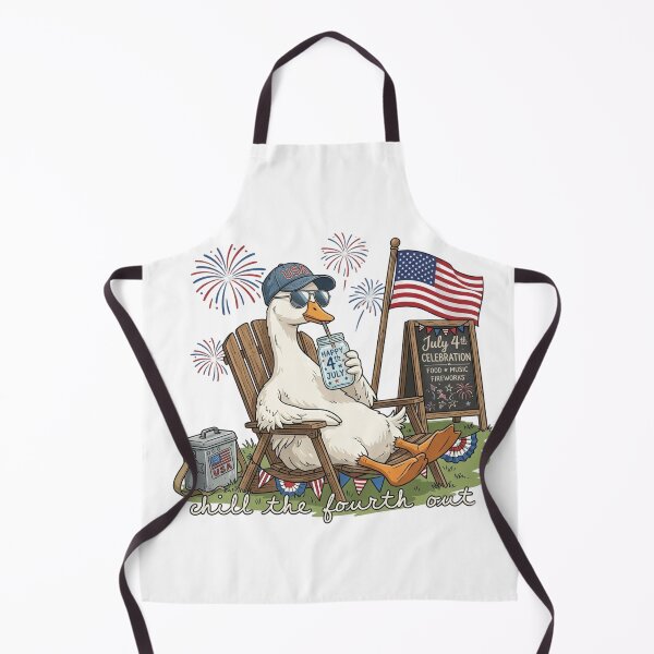 Item preview, Chill the Fourth Out Patriotic Duck Fireworks designed and sold by colorsartss.