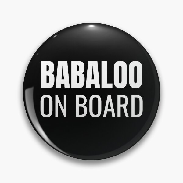 Item preview, Babaloo On Board (White) designed and sold by ShipCrewNation.
