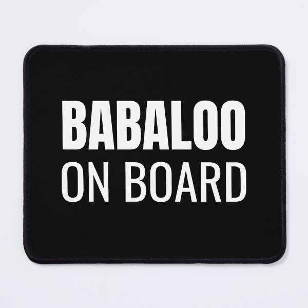 Item preview, Babaloo On Board (White) designed and sold by ShipCrewNation.