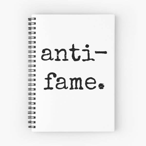 Item preview, Anti-Fame Two-Word Statement T-Shirt designed and sold by AntiFameCo.