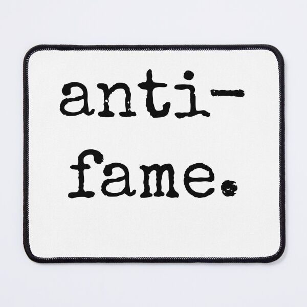 Item preview, Anti-Fame Two-Word Statement T-Shirt designed and sold by AntiFameCo.