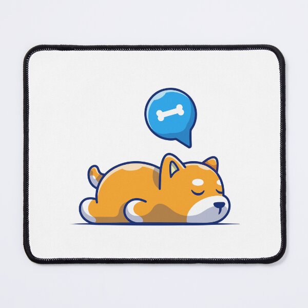 Item preview, Sleeping Shiba Inu Dreaming of Bones designed and sold by kjpwr.
