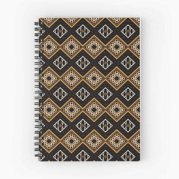 Item preview, Black and Gold Geometric Indian Pattern designed and sold by Zuria Souk.