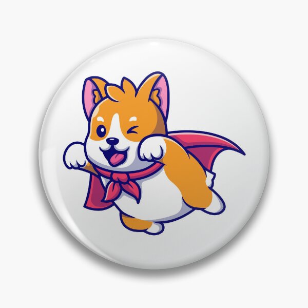 Item preview, Super Corgi Flying Superhero Dog designed and sold by kjpwr.