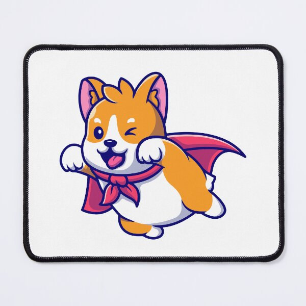 Item preview, Super Corgi Flying Superhero Dog designed and sold by kjpwr.