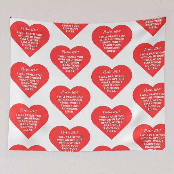Item preview, Psalm 119:7 designed and sold by AllAroundArtist.