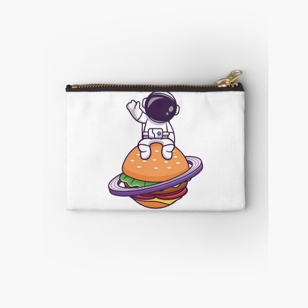Item preview, Astronaut Sitting on Saturn Burger Planet designed and sold by kjpwr.