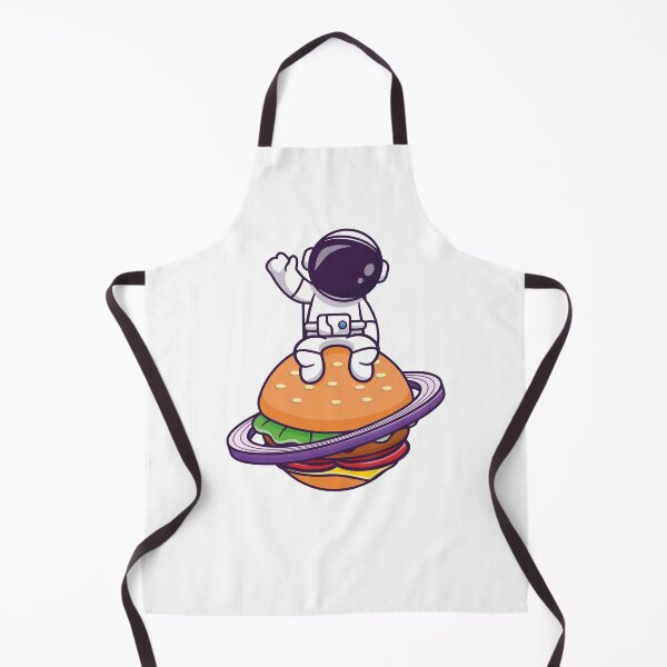 Item preview, Astronaut Sitting on Saturn Burger Planet designed and sold by kjpwr.