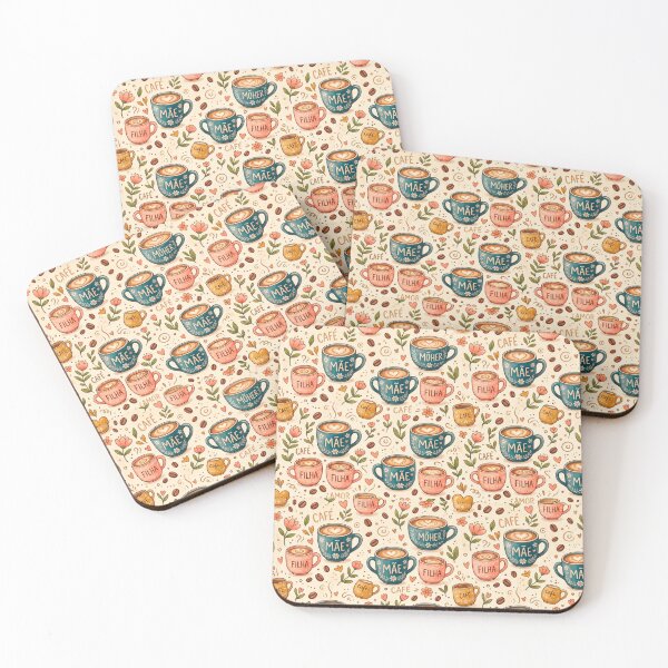 Item preview, Coffee Time: Mother & Daughter Pattern designed and sold by edstorebeaches.