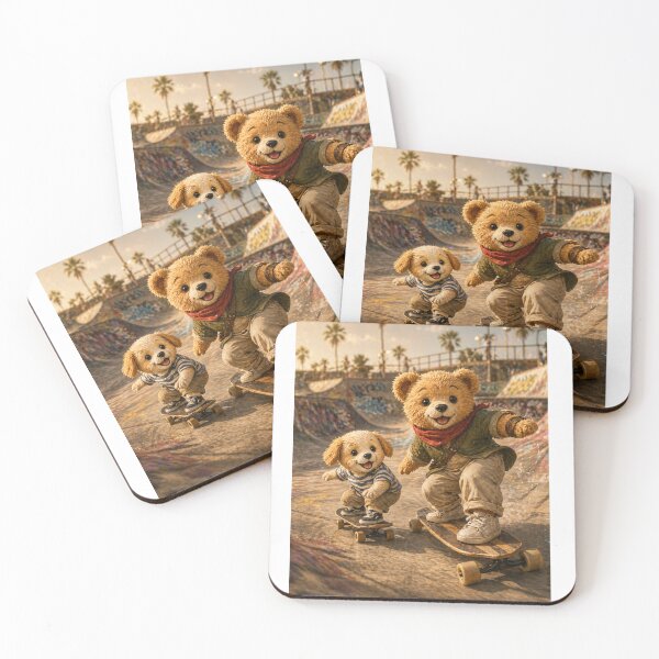 Item preview, Toto & Mong – Skate Park Fun designed and sold by bubuandfriends.