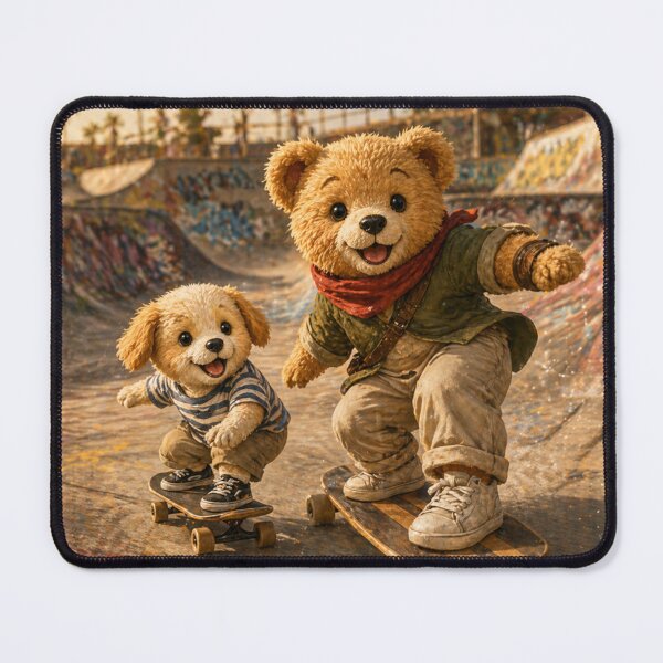 Item preview, Toto & Mong – Skate Park Fun designed and sold by bubuandfriends.